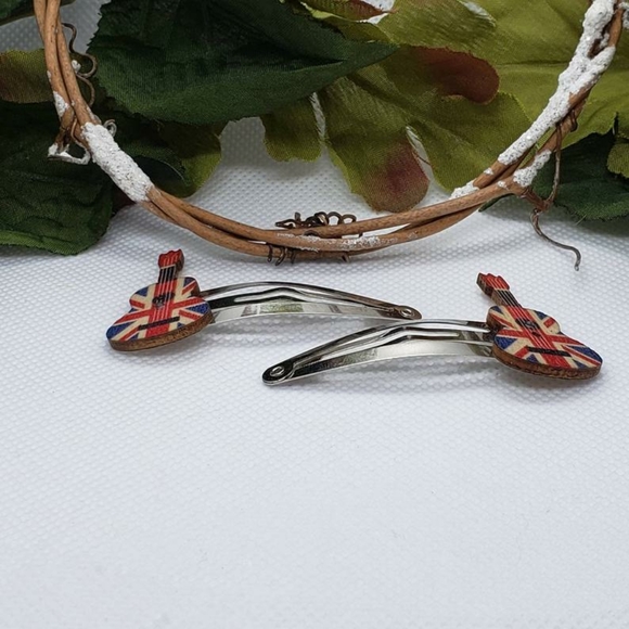 Guitar Barrette "British Flag" - Picture 3 of 3